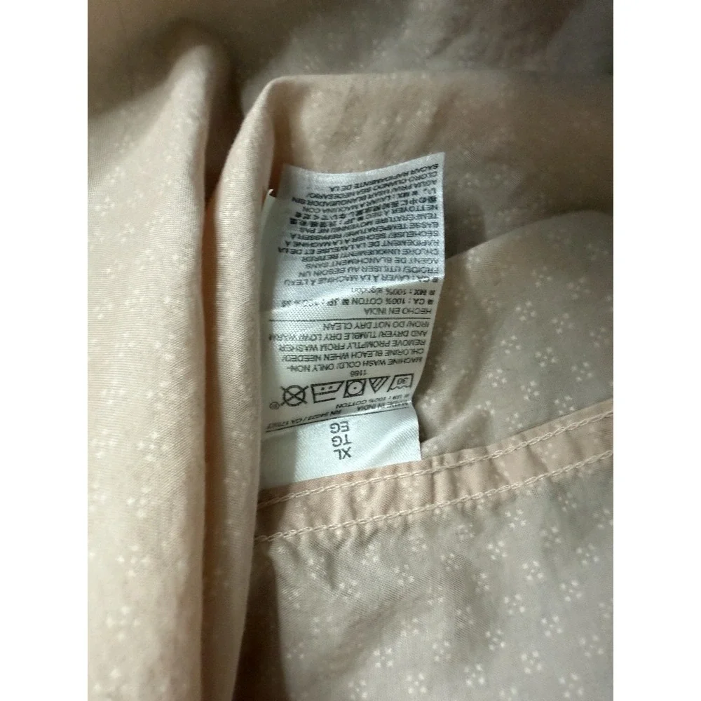 Banana Republic Slim Untucked Mens XL Geometric Print Button Up